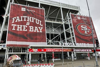 An image of the San Francisco football stadium