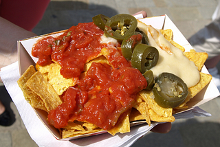 Nachos with Cheese and Jalapenos