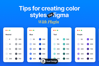 Easily create simple color styles for design systems