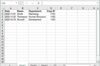 Write Data into Excel Sheets in C++