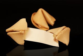 Fortune cookies in bed