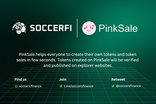 Soccers Finance’s IDO Whitelist Sale on Pinksale