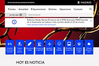 Case Study: Web del Ayuntamiento de Madrid