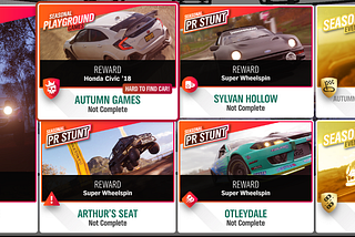 What’s Good?: Seasonal Events in Forza Horizon 4 for Series 13 Autumn (September 5–11, 2019)