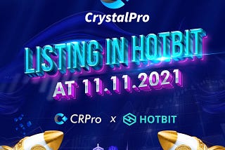 Crystalpro Listed on Hotbit