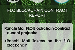 Ranchi Mall FLO Blockchain Contract Report — August 2018