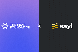 Sayl operates on Hedera blockchain and gets backed up by the HBAR Foundation