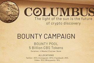 The Bounty Campaign by CBS Token