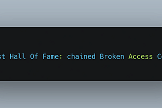 My first HOF: Story of a chained Broken Access Control