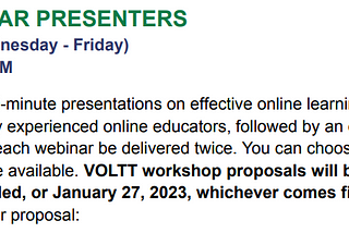 Virtual Online Teacher Training — Webinar & Collaboration Series