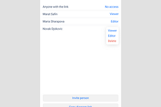 Flowchart permissions