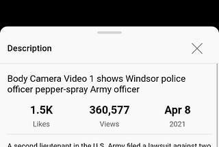 Windsor police pepper spray