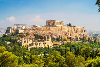 Steps On Acropolis Hill