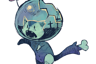 A zombie luneko! Does being a zombie cat count as a use of one of your nine lives?