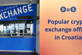Popular crypto exchange offices in Croatia