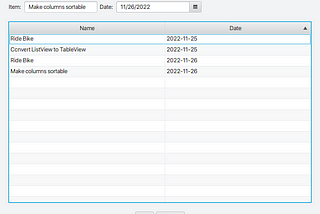 Experimenting with Java Records, DatePicker, and TableView in JavaFX