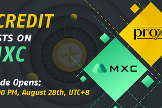 $CREDIT is officially listed on MXC