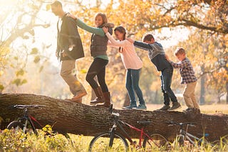 Look at me! Look at us! Being in the moment with our kids. — iStock purchased photo ID 568517955