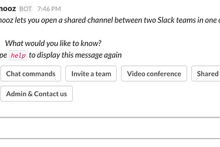 Better Slack app UX with buttons