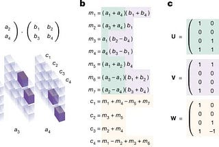 Matrix multiplication using parallel algorithms