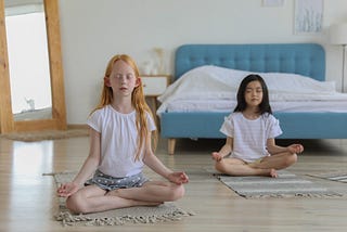 peaceful children yoga