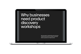 E-book: Why businesses need product discovery workshops