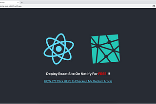 Deploy React Site in Less Than 5 Minutes for FREE