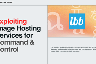 Abusing Image Hosting Service as C2 Server