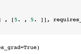 Auto gradients of tensor objects