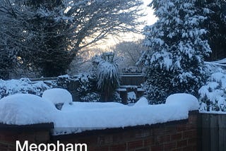 At 6.4am on 28th February the temperature in Meopham was -8.8c