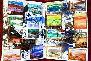 What is Art Journaling and Some Methods I Use With Encaustic Wax
