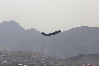 The last US military aircraft takes off the Kabul airport.