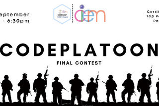 CodePlatoon was the Bootcamp organized by CodeChef CIEM Chapter from the 20th of September to 26th…