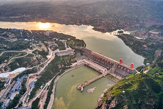 Views of the #Sanmenxia water control project in Central China’s Henan