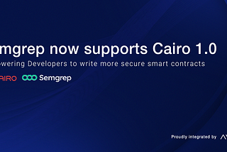 Semgrep — Cairo 1.0 Support