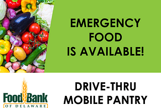 More Drive-Through Mobile Pantries Scheduled for April