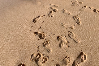 Footprints on the sands of time