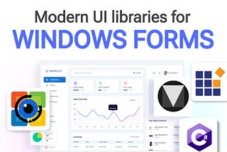 Modern UI libraries for WinForms C# | Syncfusion | Material Skin | Metro UI