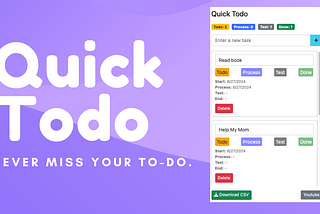 Quick Todo- Chrome Extension