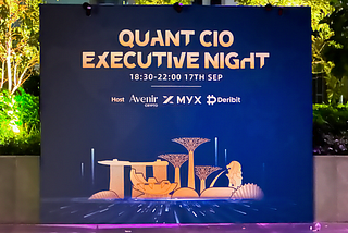 Avenir Crypto, MYX Finance, and Deribit Co-Host a Successful Quant CIO Executive Night, Bringing…