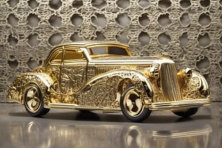 95. Gold Car