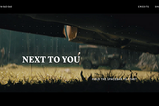An Interactive Digital Media Masterpiece, “Next To You”