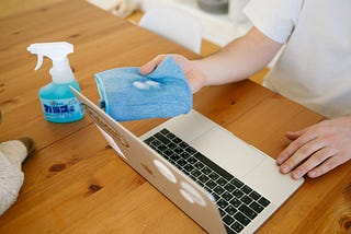 Laptop Cleaning at home