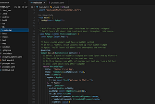 Creating Your First Flutter App: Exploring Project Structure and Key Files