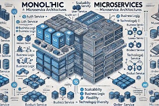 Microservice Architektur: Eine Einführung und Vergleich mit Monolithen