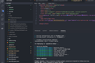 Angular hosting to firebase Problem