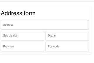 address form input image