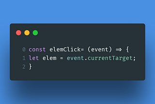 Get as e.target the exact element at which onClick is specified?