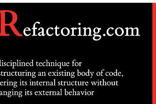 Code Refactoring…