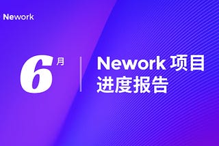 Nework项目进度报告-(2019/06/01–2019/06/30)